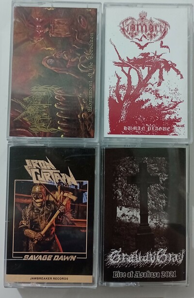 MASTER OF CRUELTY, GOMORY, IRON CURTAIN, GRAVAVGRAV Tapes 
