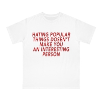 Free Shipping-"HATING POPULAR THINGS DOESN'T.." TEE - Thumbnail 1