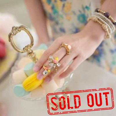 3 tier pastel ring