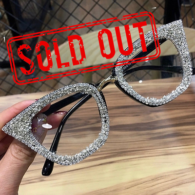 Glitter eyeglasses