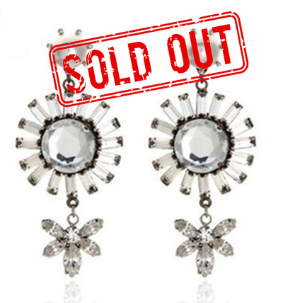 crystal earrings