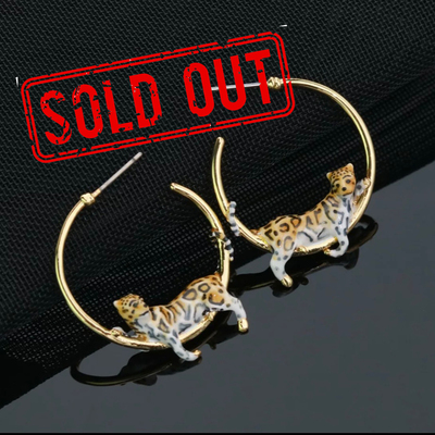 Cheetah hoops