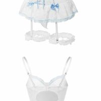 Stocking Anarchy inspired Lingerie Bodice Set - Thumbnail 2