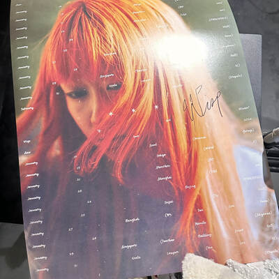 Wisp in tokyo autographed poster 2026