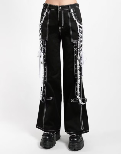 Tripp NYC Bondage Pants Lace Trim Chains