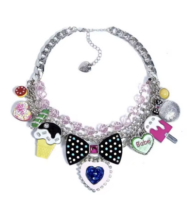 Candies blu necklace