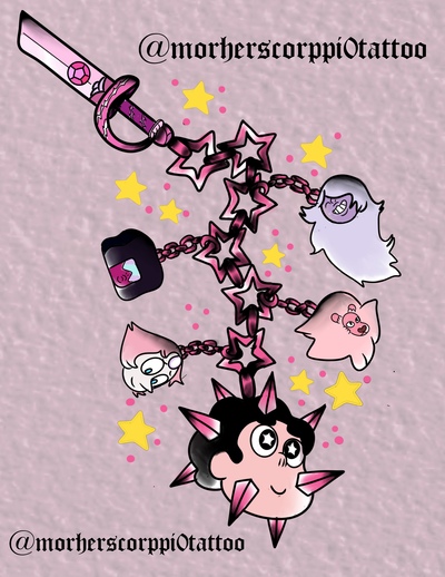 Steven universe flail print