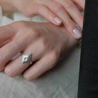 Free Shipping-SILVER STAR COMPASS RING  - Thumbnail 2