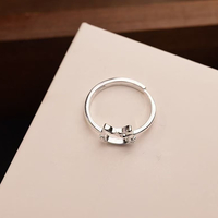 KITTY SILVER RING - Thumbnail 1