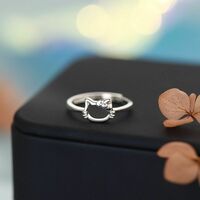 KITTY SILVER RING - Thumbnail 3