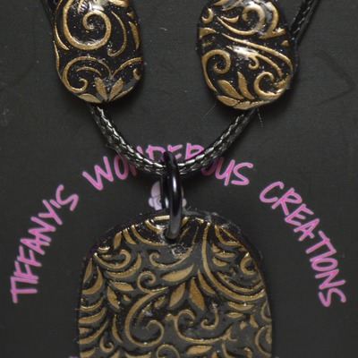 Earring necklace set