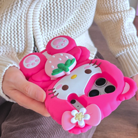 STRAWBERRY BEAR KITTY PHONE CASE🍓🐱 - Thumbnail 2