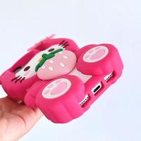 STRAWBERRY BEAR KITTY PHONE CASE🍓🐱 - Thumbnail 3