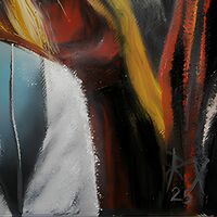 Painting by RX Strip “Selfie” - Thumbnail 5