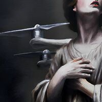 Painting by RX Strip “Annunciation“ - Thumbnail 3