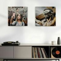 Painting by RX Strip “Selfie” - Thumbnail 2
