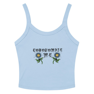 Lobotomize me crop tank