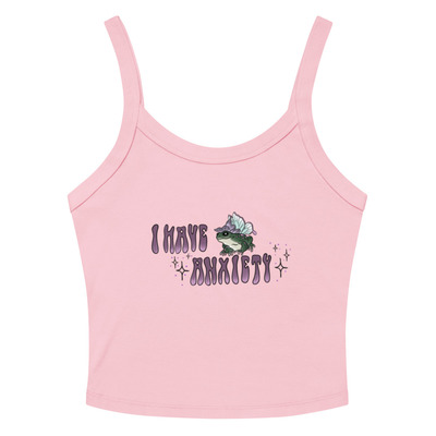 I have anxiety crop tank 