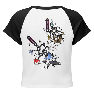 Dude bensons gunna kill us ringer crop t