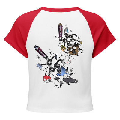 Dude bensons gunna kill us ringer crop t