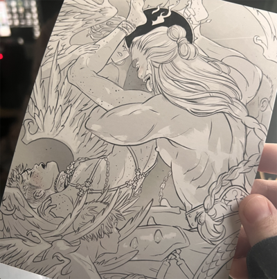 Hadrian and Freckles Miniprint