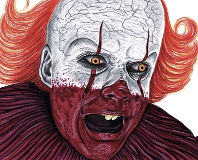 Blood Face Bill Print
