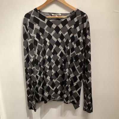 Comme des garçons original unique argyle sweater 