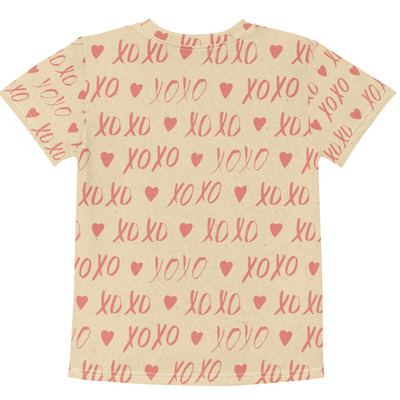 Xo valentine cotton crew neck t-shirt