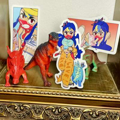 Cave princess sticker pack