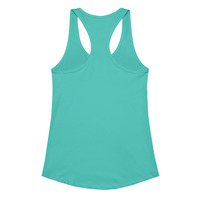 Bug hoe Womens fitted racerback tank top - Thumbnail 3