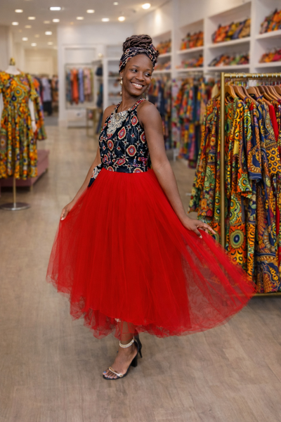 Summer Soirée Halter Tulle Dress