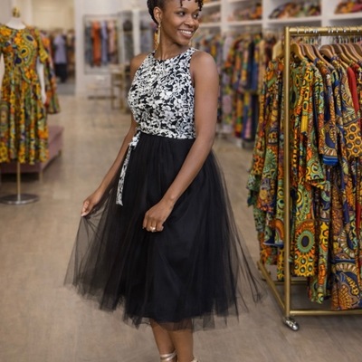 Garden party halter tulle dress - Thumbnail 3