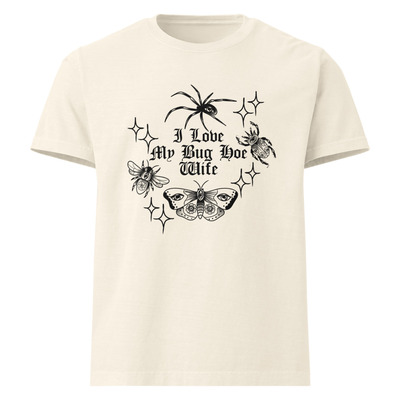 I love my bug hoe wife unisex oversized t-shirt