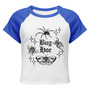 Bug hoe OG design Womens micro rib raglan baby tee-3