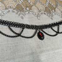 chainmail gothic choker necklace - Thumbnail 2