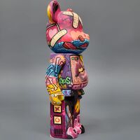 Custom Bearbrick 400% by Moi Martos "Metropolis” - Thumbnail 6