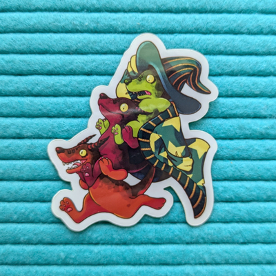 Three kobolds sticker