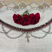 Ahnk chainmaille choker necklace - Thumbnail 1