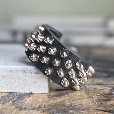 3-2-3 Short British Studs Wristband
