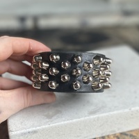 3-2-3 Short British Studs Wristband - Thumbnail 6