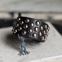3-2-3 Medium Dome Studs Wristband - Thumbnail 9