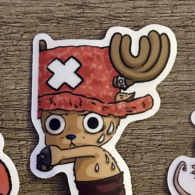 Hiding chopper sticker