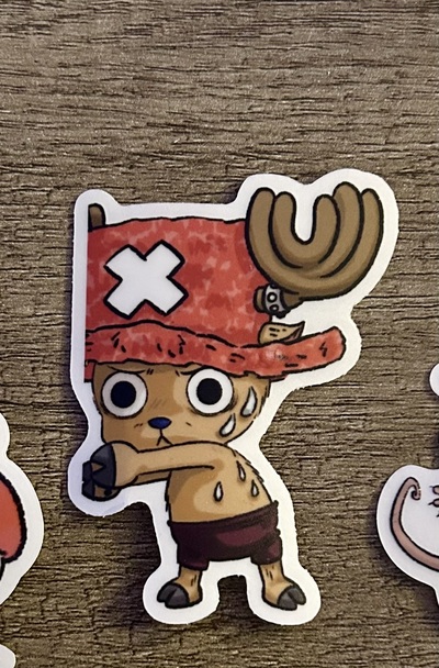 Hiding Chopper Sticker