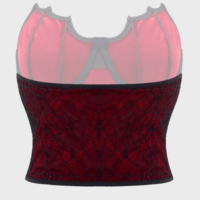 Dark Aesthetic Gothic Sleeveless Crop Top for Women - Thumbnail 4