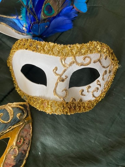 Venetian Mask-Carnival-Masquerade Mask Handmade