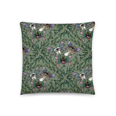 Weird girl core basic pillow