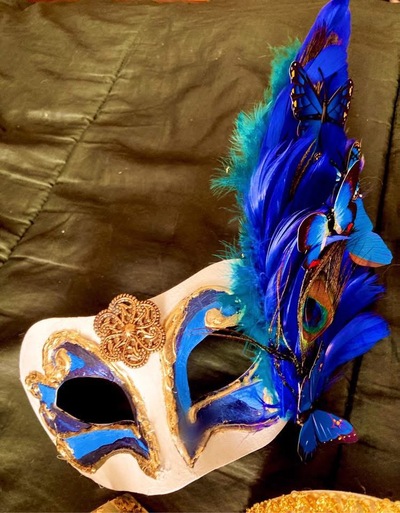 Venetian Mask-Carnival-Carnivale-Masquerade-Handmade