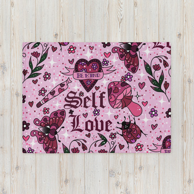 Self love throw blanket