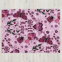 Self love Throw Blanket - Thumbnail 1