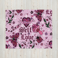 Self love Throw Blanket - Thumbnail 2
